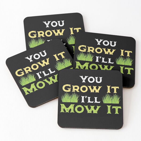 Item preview, You grow it i ll mow it Lawn Mower Mow Funny Lawn Mowing    designed and sold by Rzelemenz.