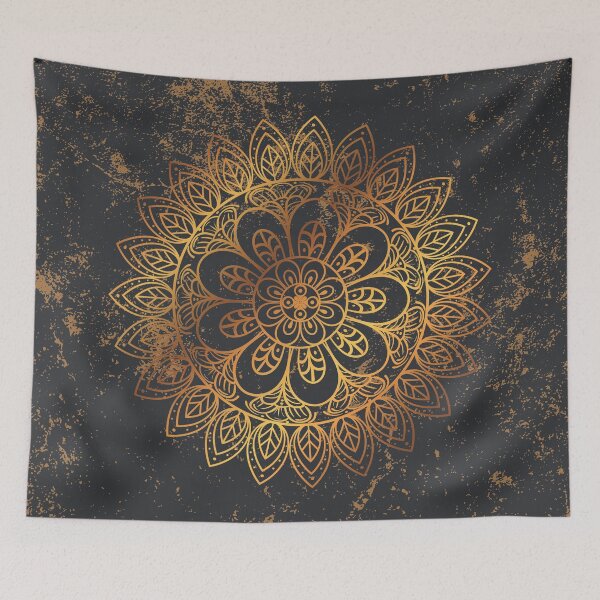 Item preview, Gold Mandala on Marble designed and sold by Ksaavet.