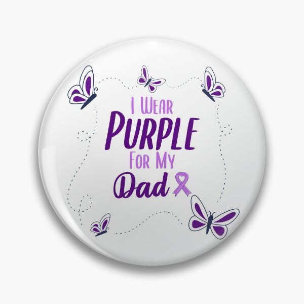 Item preview, I Wear Purple for My Dad - Alzheimer's Disease Awareness designed and sold by EMRASDesigns.