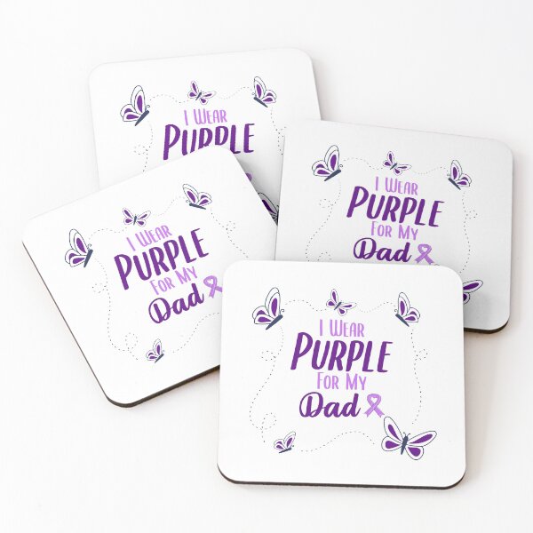 Item preview, I Wear Purple for My Dad - Alzheimer's Disease Awareness designed and sold by EMRASDesigns.