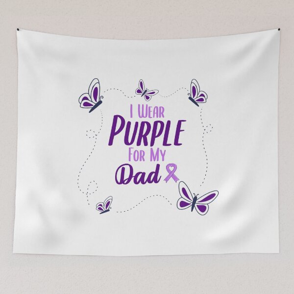 Item preview, I Wear Purple for My Dad - Alzheimer's Disease Awareness designed and sold by EMRASDesigns.