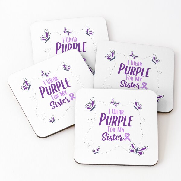 Item preview, I Wear Purple for My Sister - Alzheimer's Disease Awareness designed and sold by EMRASDesigns.