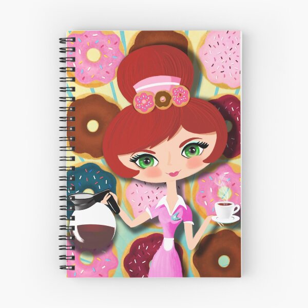 Item preview, Hot Coffee And Fresh Donuts designed and sold by BunnyThePainter.
