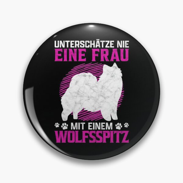 Artikelvorschau, Frau mit Wolfsspitz deutscher Spitz Besitzerin Humor entworfen und verkauft von madgrfx.