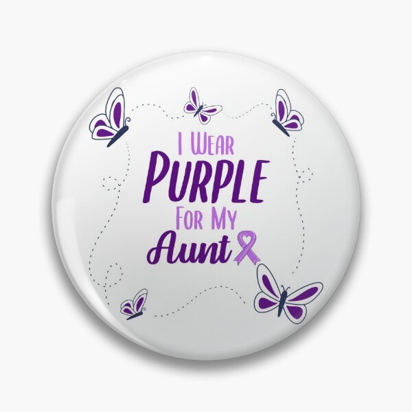 Item preview, I Wear Purple for My Aunt - Alzheimer's Disease Awareness designed and sold by EMRASDesigns.