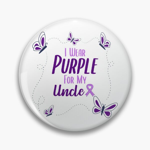 Item preview, I Wear Purple for My Uncle - Alzheimer's Disease Awareness designed and sold by EMRASDesigns.