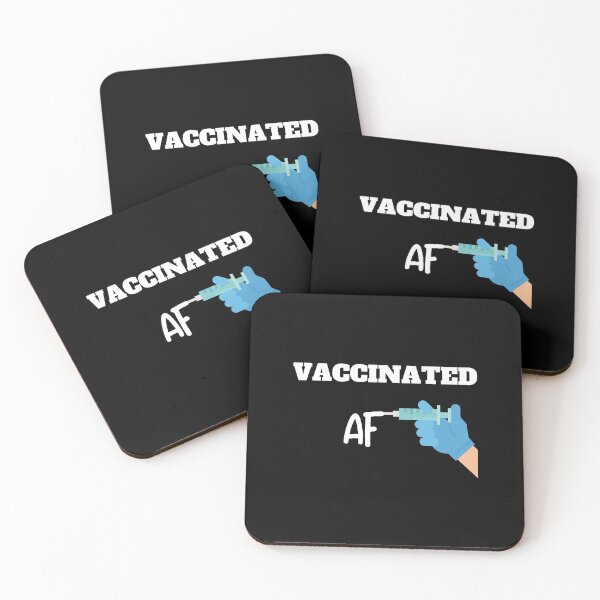 Item preview, Vaccinated AF, Funny Vaccine AF, Educated Motivated Vaccinated, Fully Vaccinated designed and sold by daguilon.