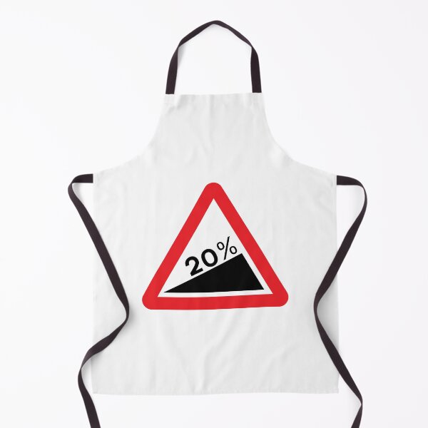 Item preview, UK traffic sign: Steep hill ahead 20% (TSRGDNO 524.1) designed and sold by Spyromike.