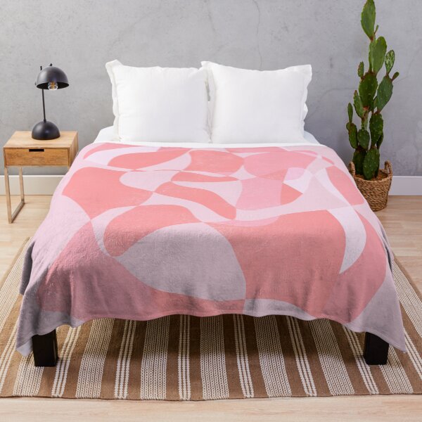 Item preview, Abstract pink shapes with structure designed and sold by Nadezda Kravcenko.