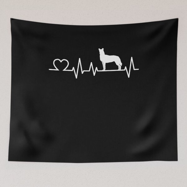 Item preview, Smooth Collie Heartbeat Collie Heart Rate Gift designed and sold by madgrfx.
