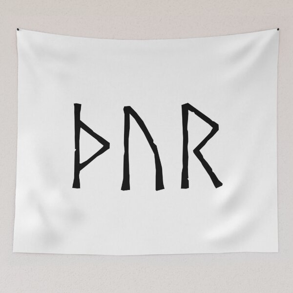 Item preview, Thor Old Norse Futhark Viking Runes designed and sold by BluePagan.