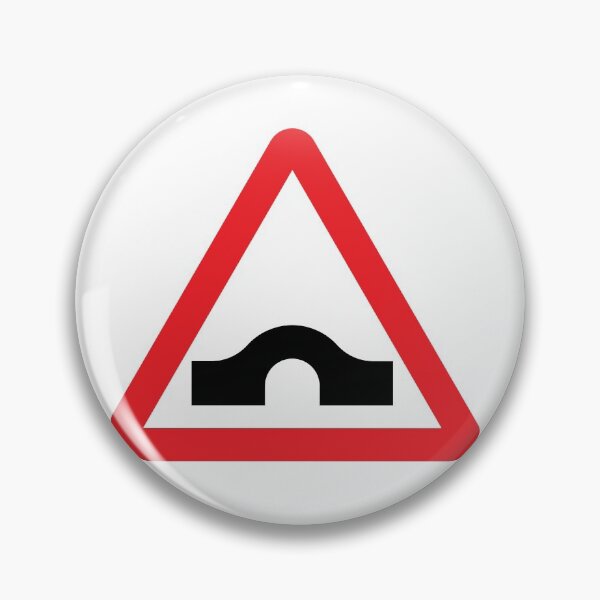 Item preview, UK traffic sign: Hump bridge ahead (TSRGDNO 528) designed and sold by Spyromike.