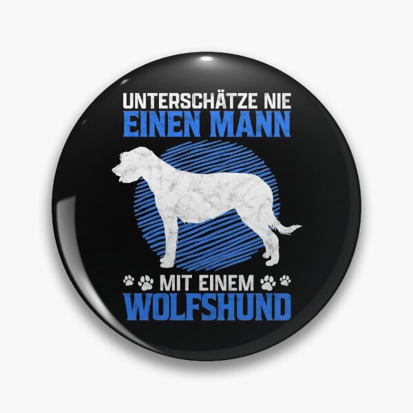 Artikelvorschau, Mann mit Irischer Wolfshund Windhund Besitzer Spruch entworfen und verkauft von madgrfx.