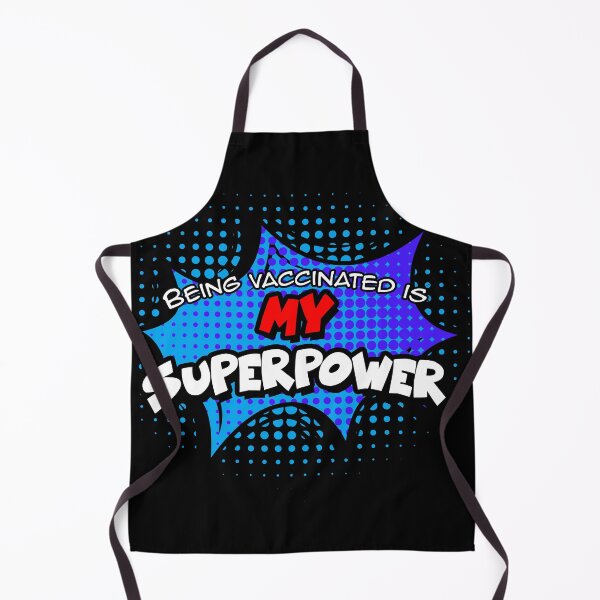 Item preview, Being vaccinated is my super power Super Hero Comic Book Tribute designed and sold by 90snerd.