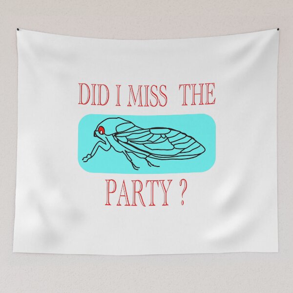 Item preview, Turquoise Cicada Party designed and sold by EdwardMonet.