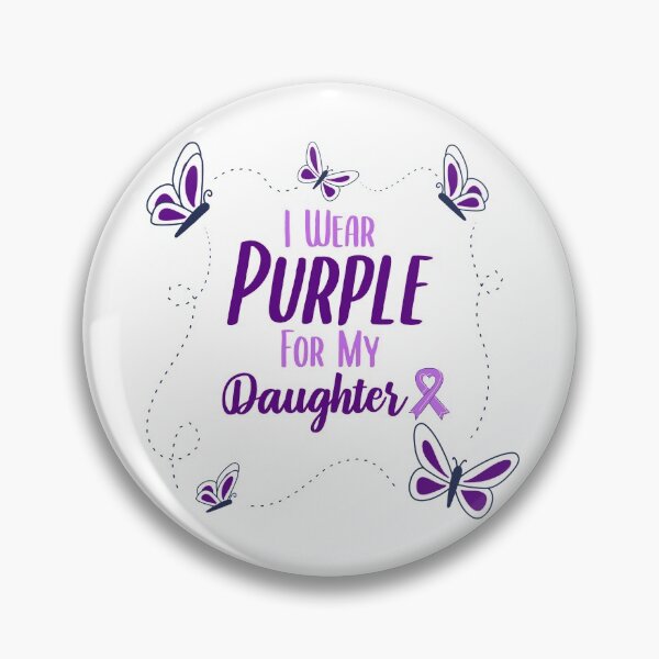 Item preview, I Wear Purple for My Daughter - Alzheimer's Disease Awareness designed and sold by EMRASDesigns.