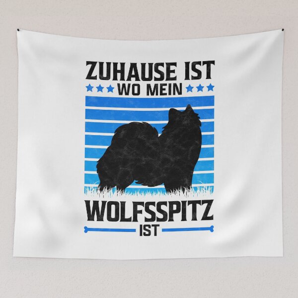 Item preview, Home is where my Keeshond is German Spitz saying designed and sold by madgrfx.