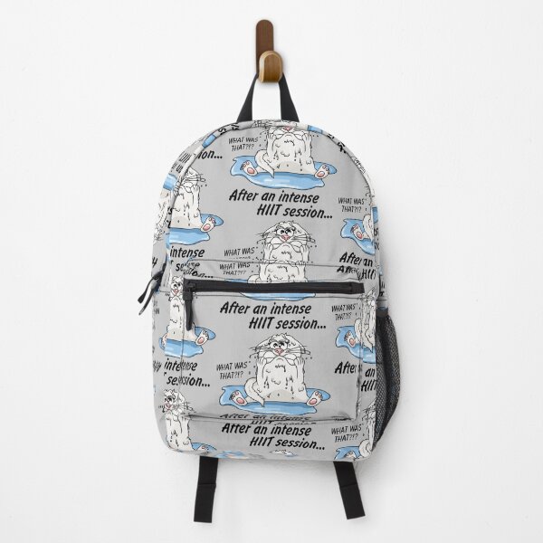 Item preview, HIIT workout intervall training funny cat designed and sold by ARTemyzz.
