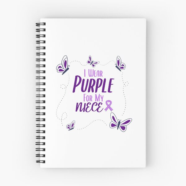 Item preview, I Wear Purple for My Niece - Alzheimer's Disease Awareness designed and sold by EMRASDesigns.