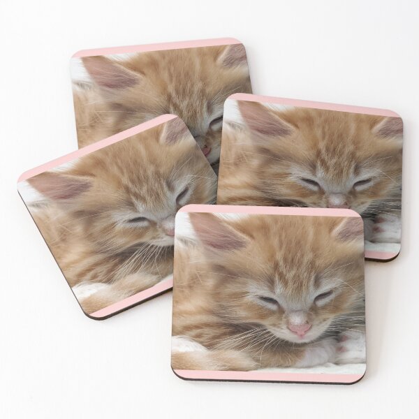Item preview, Sleepy ginger ragdoll mainecoon kitten designed and sold by Fluffycat2020.