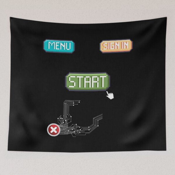Item preview, Mobile Game Menu Options Buttons - Gamer Rage designed and sold by For the love of Pixels.