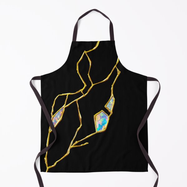 Item preview, Gold Kintsugi with Opal fills designed and sold by arterialmotive.