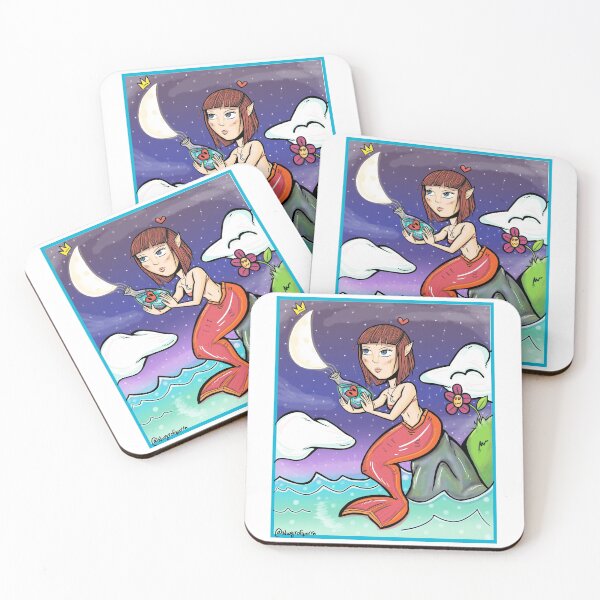 Item preview, moon mermaid  designed and sold by NwgroGuerra.