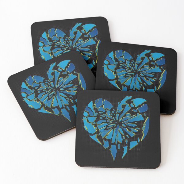 Item preview, The Broken Heart - Blue designed and sold by bolodojo.