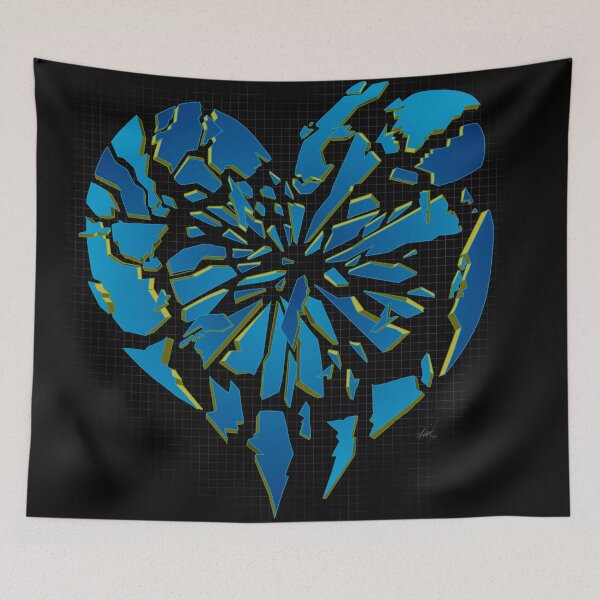Item preview, The Broken Heart - Blue designed and sold by bolodojo.