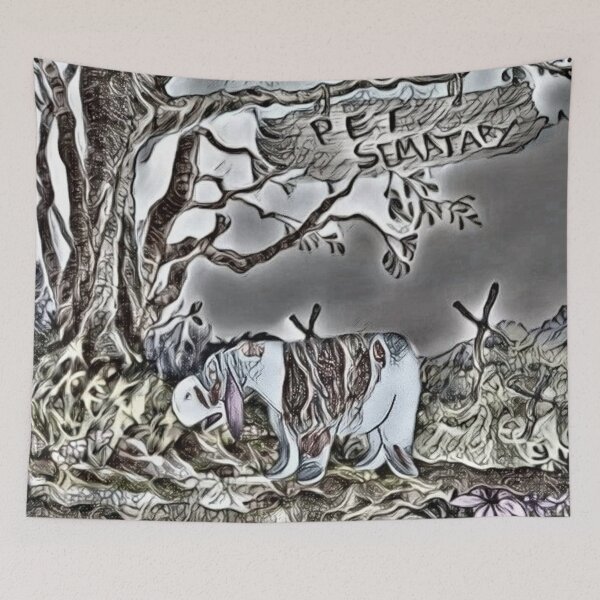 Item preview, Eeyore Pet Sematary designed and sold by WillowsWardrobe.