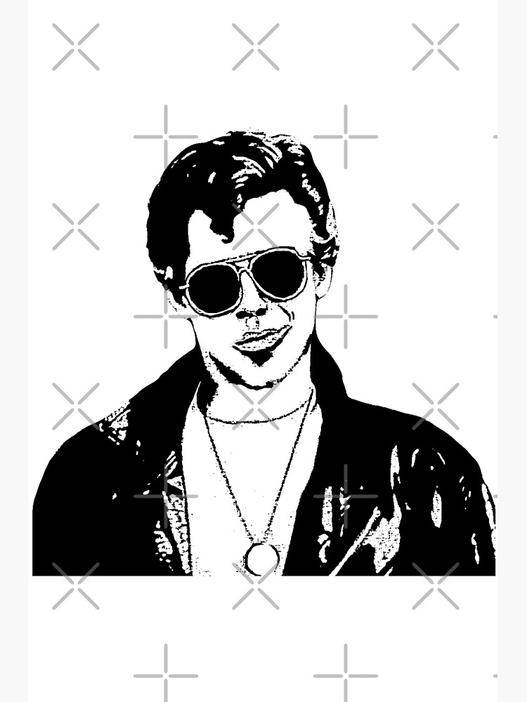 "Grease Kenickie Outline" Poster for Sale by baranskini Redbubble
