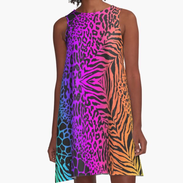 Item preview, Rainbow Animal Print 90s Nostalgia designed and sold by KristopherBel.
