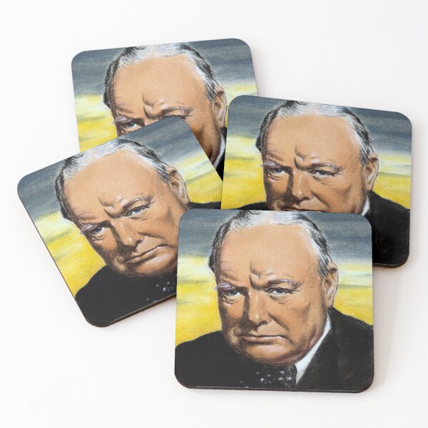 Item preview, Winston Churchill Portrait - William Timym designed and sold by warishellstore.