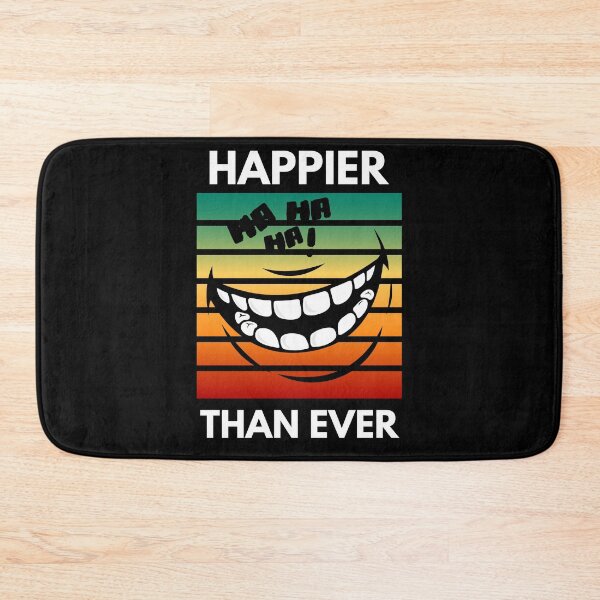 Item preview, Happier than ever, crippy smiling face designed and sold by Yellowsprint.