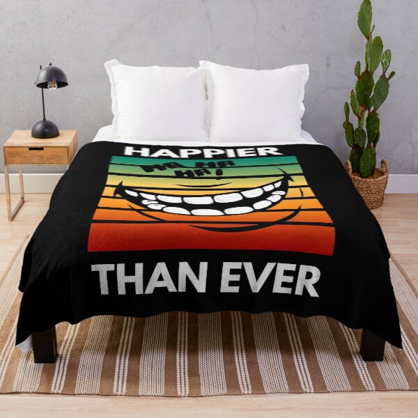 Item preview, Happier than ever, crippy smiling face designed and sold by Yellowsprint.