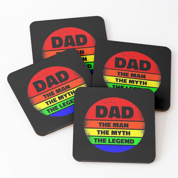 Item preview, happy fathers day dad the man myth legend funny designed and sold by Gossip Rag.