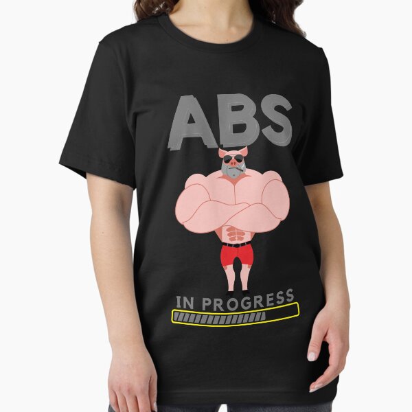 Item preview, Abs in progress pig designed and sold by Favegiftings1.