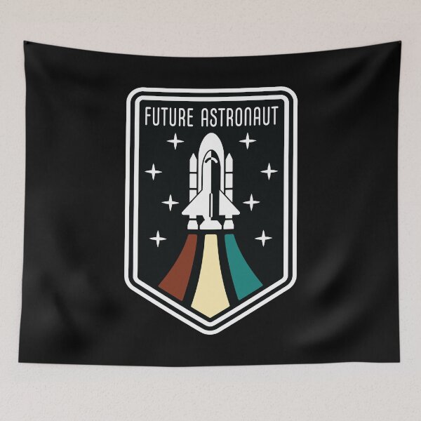 Item preview, Future Astronaut Retro Badge Space Shuttle designed and sold by CompassandCrate.
