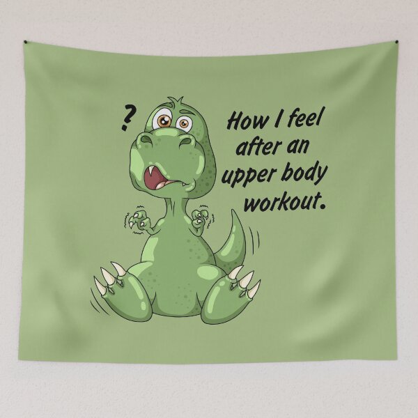 Item preview, T rex workout upper body workout designed and sold by ARTemyzz.