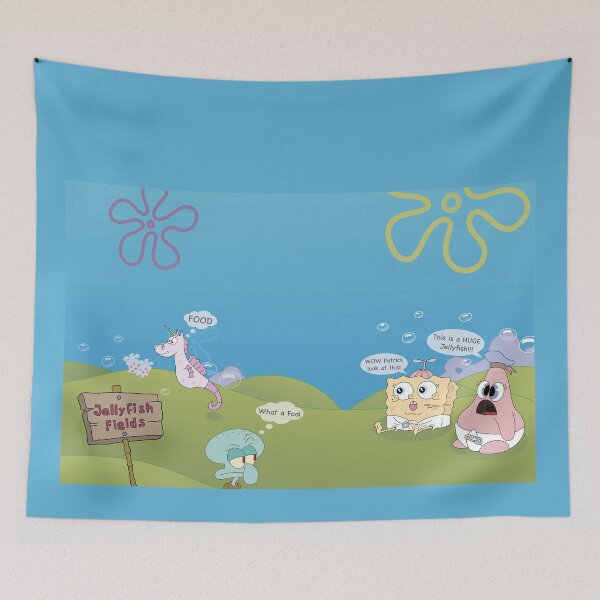 Item preview, TotalKawaii© Spongebob in The Jelly Fish Fields designed and sold by TotalKawaii.