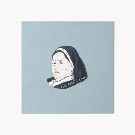 Derry Girls - Sister Michael Art Board Print