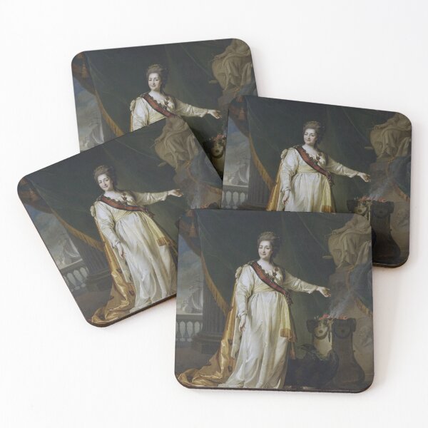 Item preview, Portrait of Catherine II the Legislatress in the Temple of the Goddess of Justice designed and sold by warishellstore.