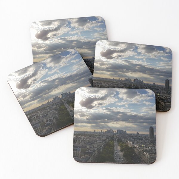 Item preview, Horizonte de París en la parte superior del arco triunfal designed and sold by Yellowsprint.
