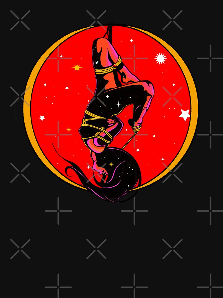 Thumbnail 7 of 7, Active T-Shirt, Starry Shibari designed and sold by SeattleShibari.