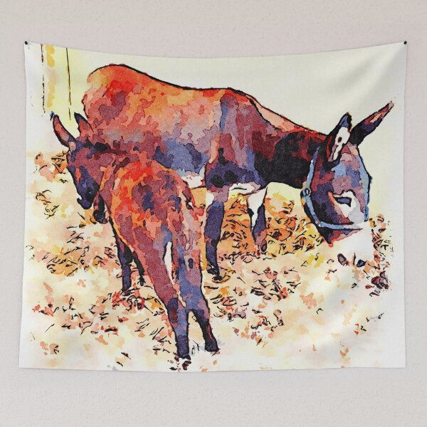 Item preview, Female donkey with the puppy designed and sold by Giuseppe Cocco.