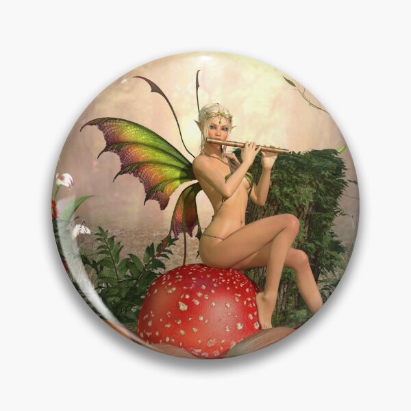 Item preview, A Fairy Concerto Flute Playing Forest Music On Mushroom designed and sold by 108dragons.