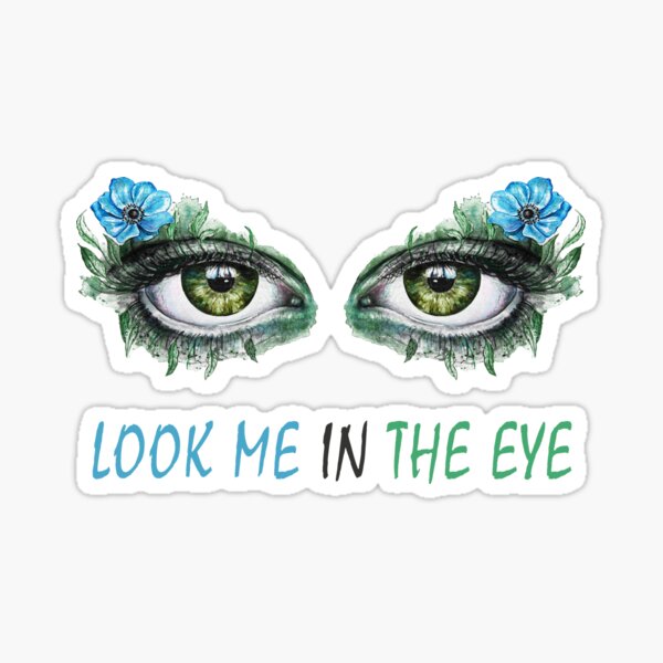 Eyes stickers Sticker for Sale by Vhutolo