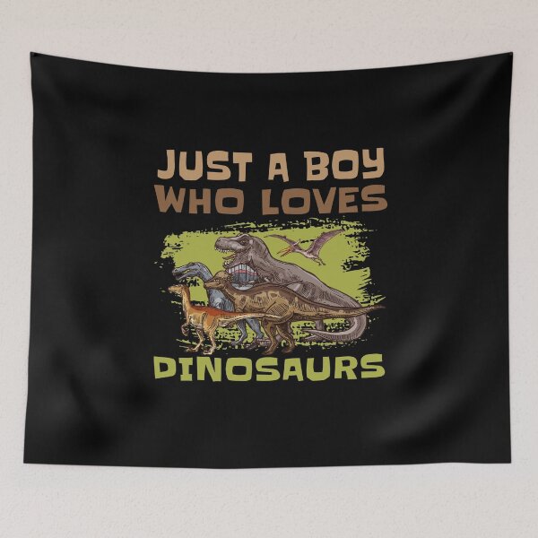 Item preview, Kids Dinosaur Novelty, Just A Boy Who Loves Dinosaurs designed and sold by Maria Garcia.