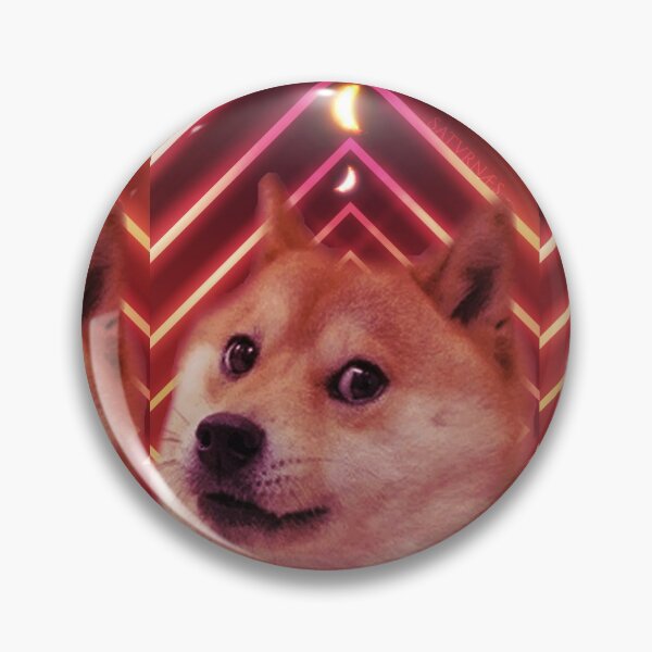 Item preview, Meme Animals Internet Neon Synthwave Doge Cute designed and sold by SATVRNAES  DESIGNS.