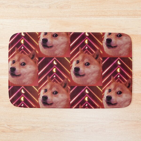 Item preview, Meme Animals Internet Neon Synthwave Doge Cute designed and sold by SATVRNAES DESIGNS.
